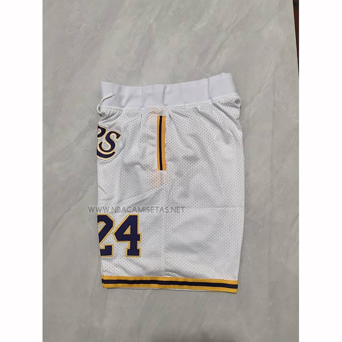 Pantalone Los Angeles Lakers Mitchell & Ness Hardwood Classics Blanco
